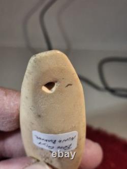 Native American Super Rare Bison Bone Gorget North Dakota Find