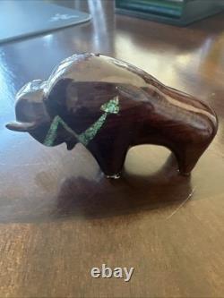 Native American Woodsounds Flute Design Bison Block Totem