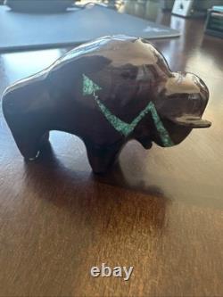 Native American Woodsounds Flute Design Bison Block Totem