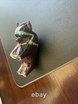 Native American Woodsounds Flute Design Bison Block Totem