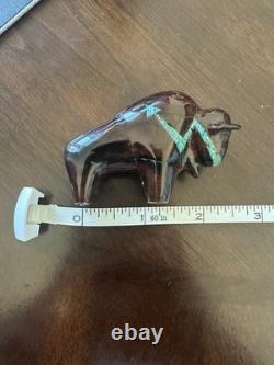 Native American Woodsounds Flute Design Bison Block Totem