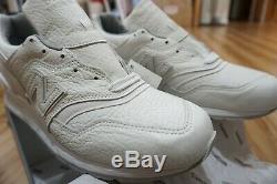 New Balance 997 BSN Bison Leather'White' M997BSN 997BSN 10.5 US Made in USA