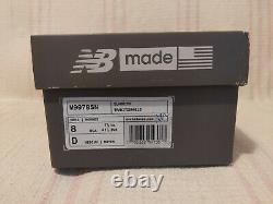 New Balance 997 M997BSN Made in USA Bison Buffalo Leather White Men Shoe Size 8