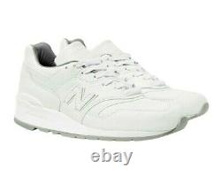 New Balance 997 M997BSN Made in USA Bison Buffalo White Leather Men Shoe US 8