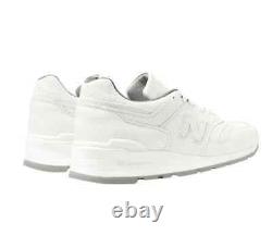 New Balance 997 M997BSN Made in USA Bison Buffalo White Leather Men Shoe US 8