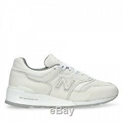 New Balance 997 Made In USA Bison Leather Men's Shoes Size Us 9 White M997bsn