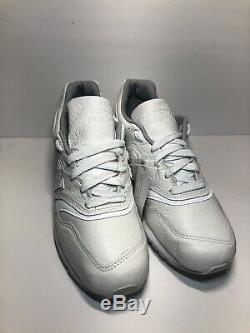 New Balance 997 Made in USA Bison Buffalo Leather White Sz 11 M997BSN $340Msrp