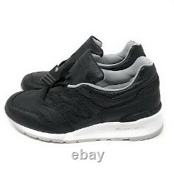 New Balance 997 Made in USA Bison Leather Black White M997BSO Men's Size 6.5 New