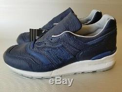 New Balance Made in USA 997 BIS, Navy Bison Leather Size 10.5 US, 44.5 EUR, NIB