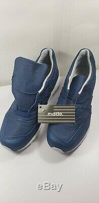 New Balance Size 9.5 M997bis Bison Leather Pack Blue Made In USA Navy Sneakers