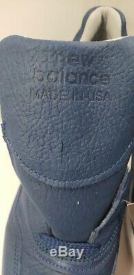 New Balance Size 9.5 M997bis Bison Leather Pack Blue Made In USA Navy Sneakers