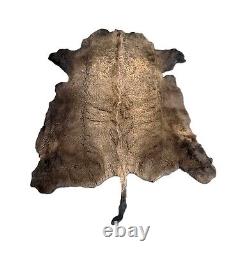 New Buffalo Bison Hide Rug Robe L 7x8+ 1st Grade Soft Tanning In The USA