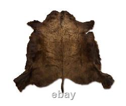 New Buffalo Bison Hide Rug Robe L 7x8+ 1st Grade Soft Tanning In The USA