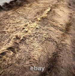 New Buffalo Bison Hide Rug Robe L 7x8+ 1st Grade Soft Tanning In The USA