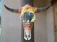 New Hand Painted Bull Skull 22 Wide Horns Bison Buffalo Cow Steer Head