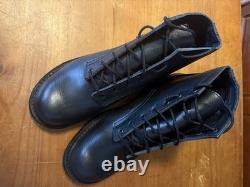 New Origin Boots Size 12EE (Wide) Black Bison Leather Factory Seconds USA Made