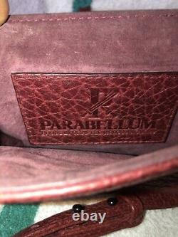 New Parabellum Madeline Genuine Bison Cross Body Purce Clutch Made In USA