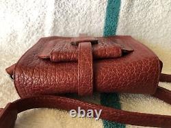 New Parabellum Madeline Genuine Bison Cross Body Purce Clutch Made In USA