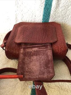 New Parabellum Madeline Genuine Bison Cross Body Purce Clutch Made In USA