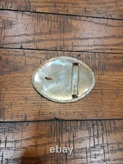 New Silver Buffalo Nickel Bison Coin Longhorn Turquoise Belt Buckle, Make Offer