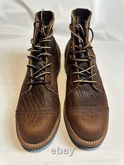 New Truman Boot Company -Cognac Shrunken Bison 79 Last Boots -Size 12 US 12.5 EE