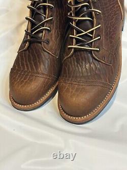 New Truman Boot Company -Cognac Shrunken Bison 79 Last Boots -Size 12 US 12.5 EE