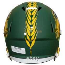 North Dakota State Bison Green Riddell Speed Full Size Replica Football Helmet