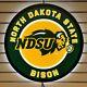 North Dakota State Bison NDSU LED Neon Light Sign 16x16 From USA