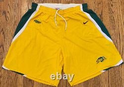 North Dakota State Bison Nike Game Used Worn NCAA College Basketball Shorts USA