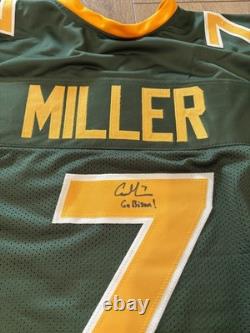 North Dakota State University Bison Cam Miller Signed Auto Jersey
