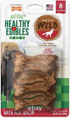 Nylabone Bison Dog Treats Small (8 Ct)