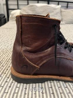 ORIGIN Boots. Bison Leather, Vibram Sole, Size 9-1/2