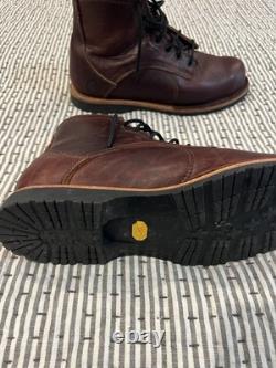 ORIGIN Boots. Bison Leather, Vibram Sole, Size 9-1/2