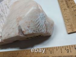 Off-WHITE BUFFALO / BISON Marble / Stone ARAGON Sculpture / Figure
