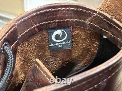 Origin Maine American Bison Brown Leather Boots 6 Big Lug 8 Jocko Willink USA