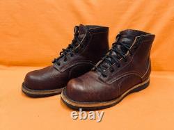 Origin Maine Cap Toe Bison Boots Size 9.5 Made in USA