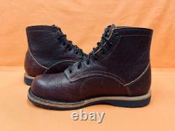 Origin Maine Cap Toe Bison Boots Size 9.5 Made in USA