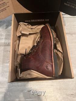 Origin USA Maine boots 6 Bison Hybrid Amber 12 D Lug Regular $390