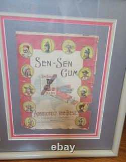 Original 1899 Buffalo Bill's Wild West Show Program Cover Framed