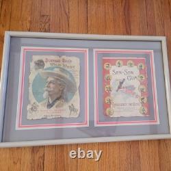 Original 1899 Buffalo Bill's Wild West Show Program Cover Framed