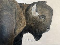 Original Majestic Bison Painting on canvas