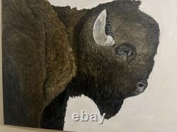 Original Majestic Bison Painting on canvas