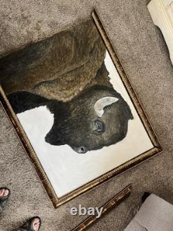 Original Majestic Bison Painting on canvas