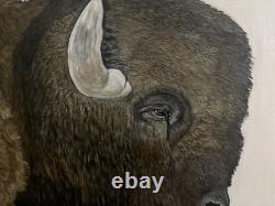 Original Majestic Bison Painting on canvas