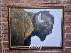 Original Majestic Bison Painting on canvas