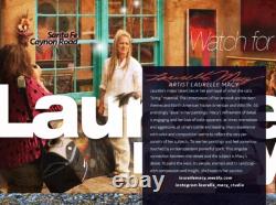 Original OIL painting BUFFALO Bull UTAH Herd mountain bison sage Landscape 2 pc