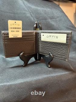 Orvis American Bison Thinfold Wallet. New Old Stock With Tags. Highly Sought After