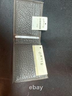 Orvis American Bison Thinfold Wallet. New Old Stock With Tags. Highly Sought After