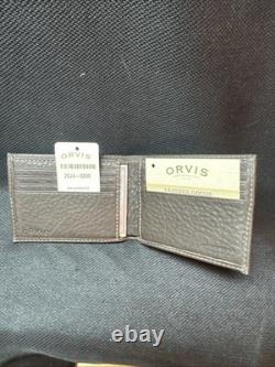 Orvis American Bison Thinfold Wallet. New Old Stock With Tags. Highly Sought After