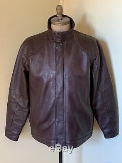 Orvis Coronado Bison Leather Jacket Mens XL